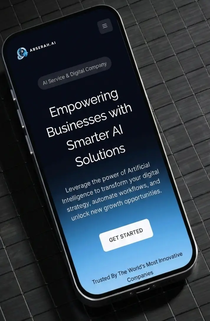 Abserah Website Homepage